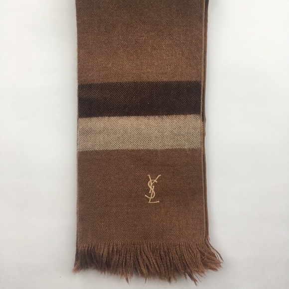 Yves Saint Laurent Accessories - Vintage YSL Wool Scarf RARE